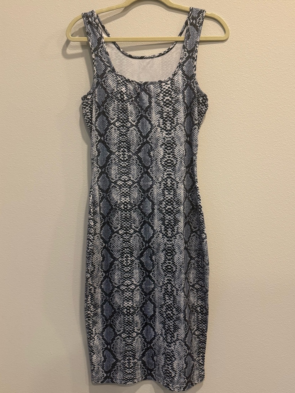 Snake Print Bodycon Dress